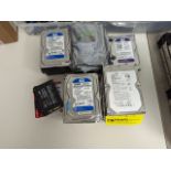 (20) ASSORTED HARD DRIVES, UP TO 3 TB