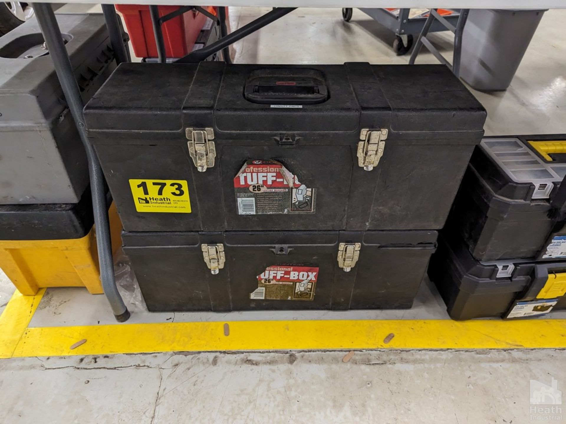 (2) 26" TUFF-BOX TOOL BOXES WITH CONTENTS