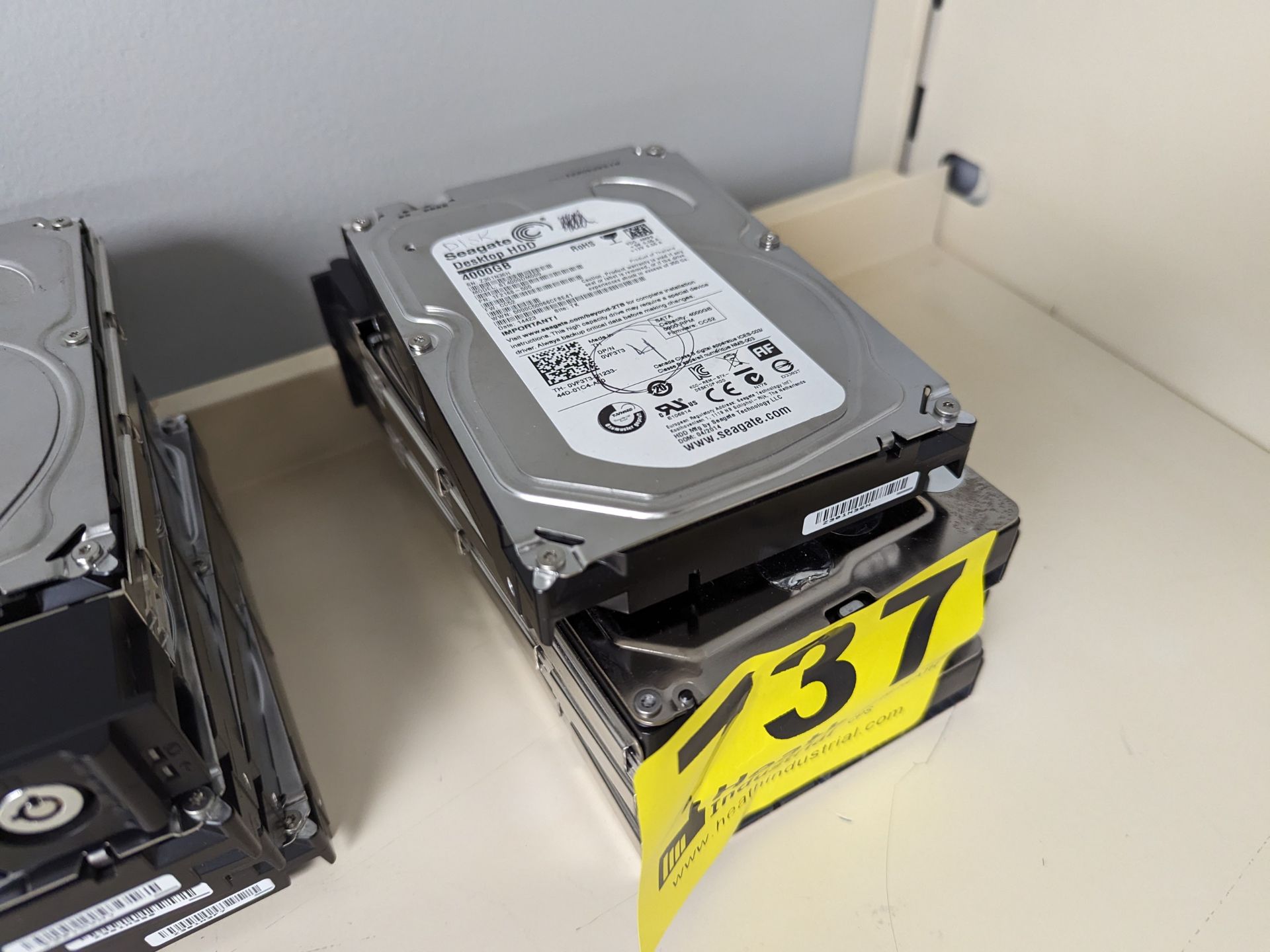 (4) ASSORTED 4TB HARD DRIVES