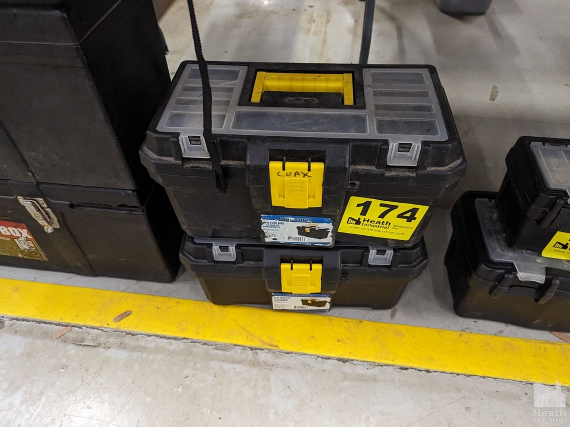 (2) 16" TUFF-BOX TOOL BOXES WITH CONTENTS