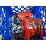 (2) MILWAUKEE M18, (1) M12 BATTERY CHARGERS