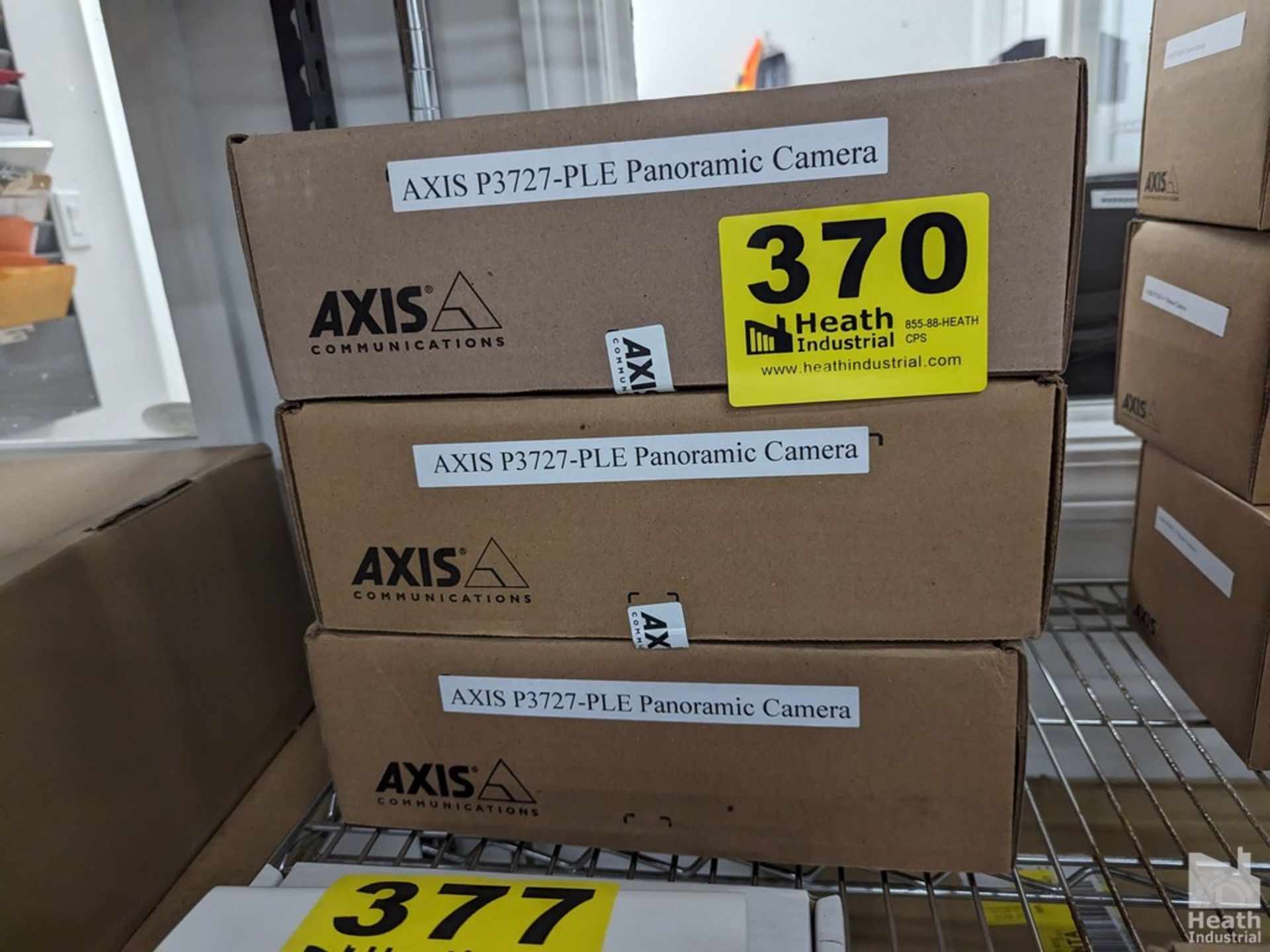 (3) AXIS P3727-PLE PANORAMIC CAMERAS