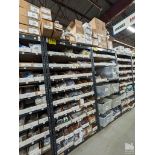 SHELF UNIT WITH HUBBELL CABLE MANAGERS, PATCH BAYS, CAT 6 PATCH CORDS