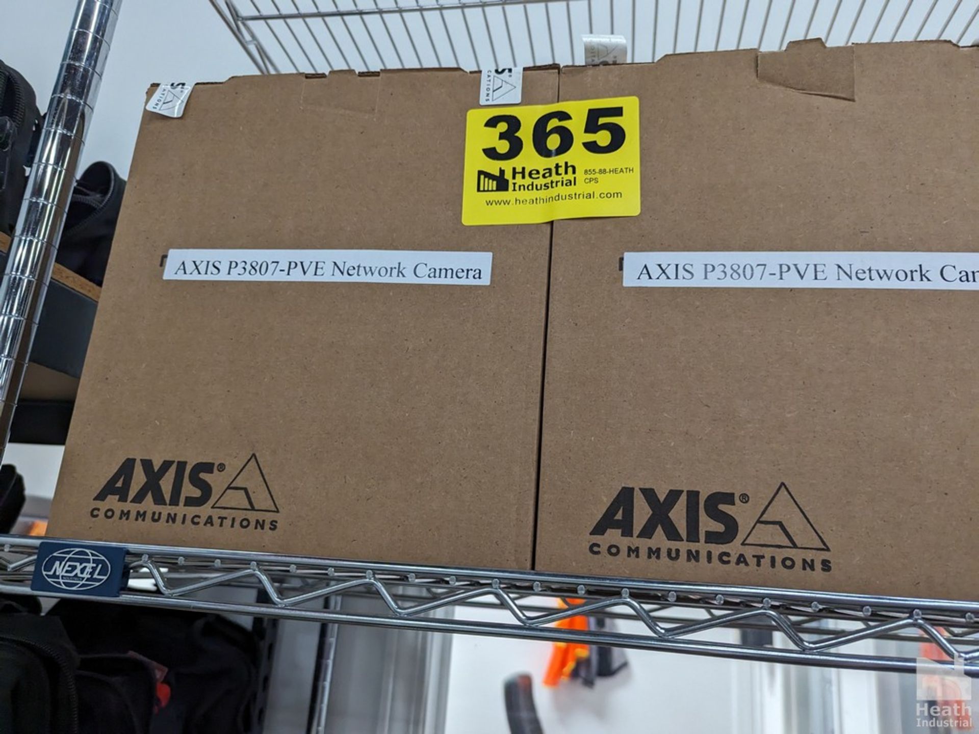 (2) AXIS MODEL P3807-PVE NETWORK CAMERAS