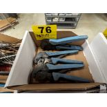 (3) AMP CRIMPING TOOLS IN BOX