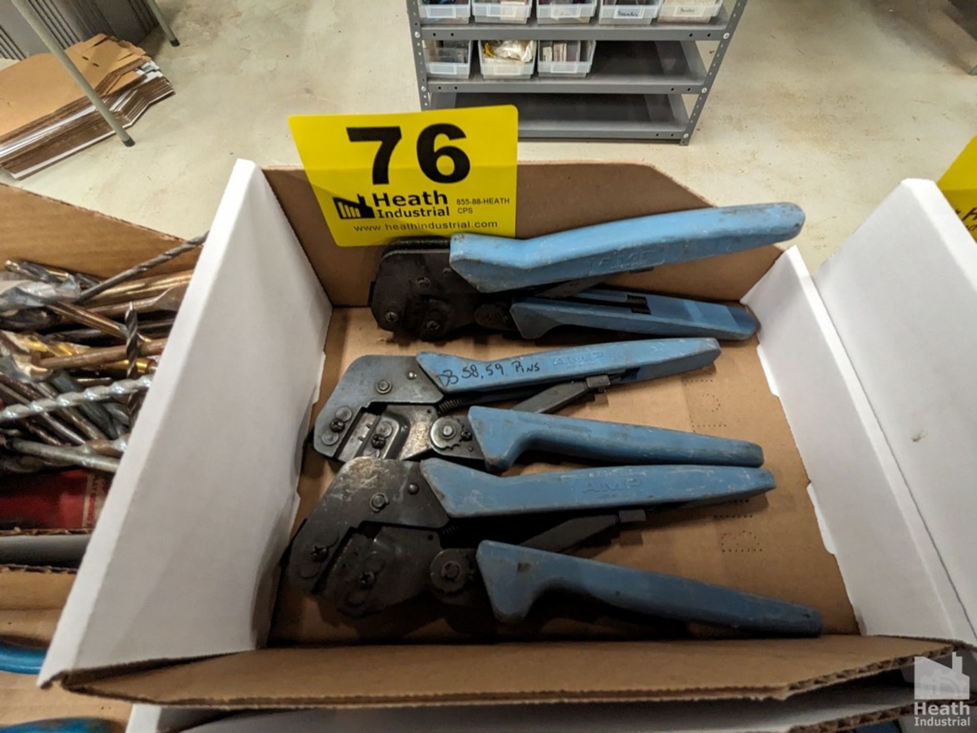 (3) AMP CRIMPING TOOLS IN BOX