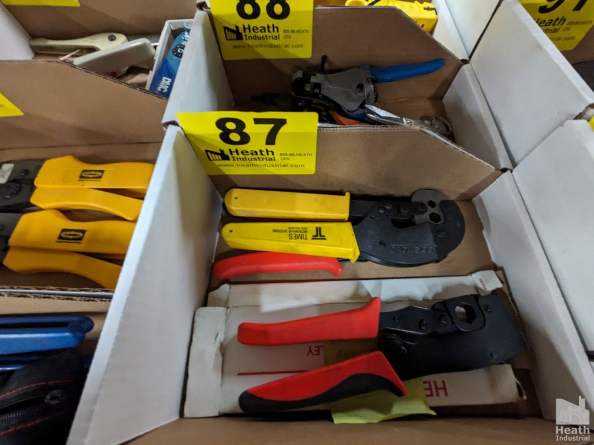 (3) ASSORTED CRIMPING TOOLS IN BOX