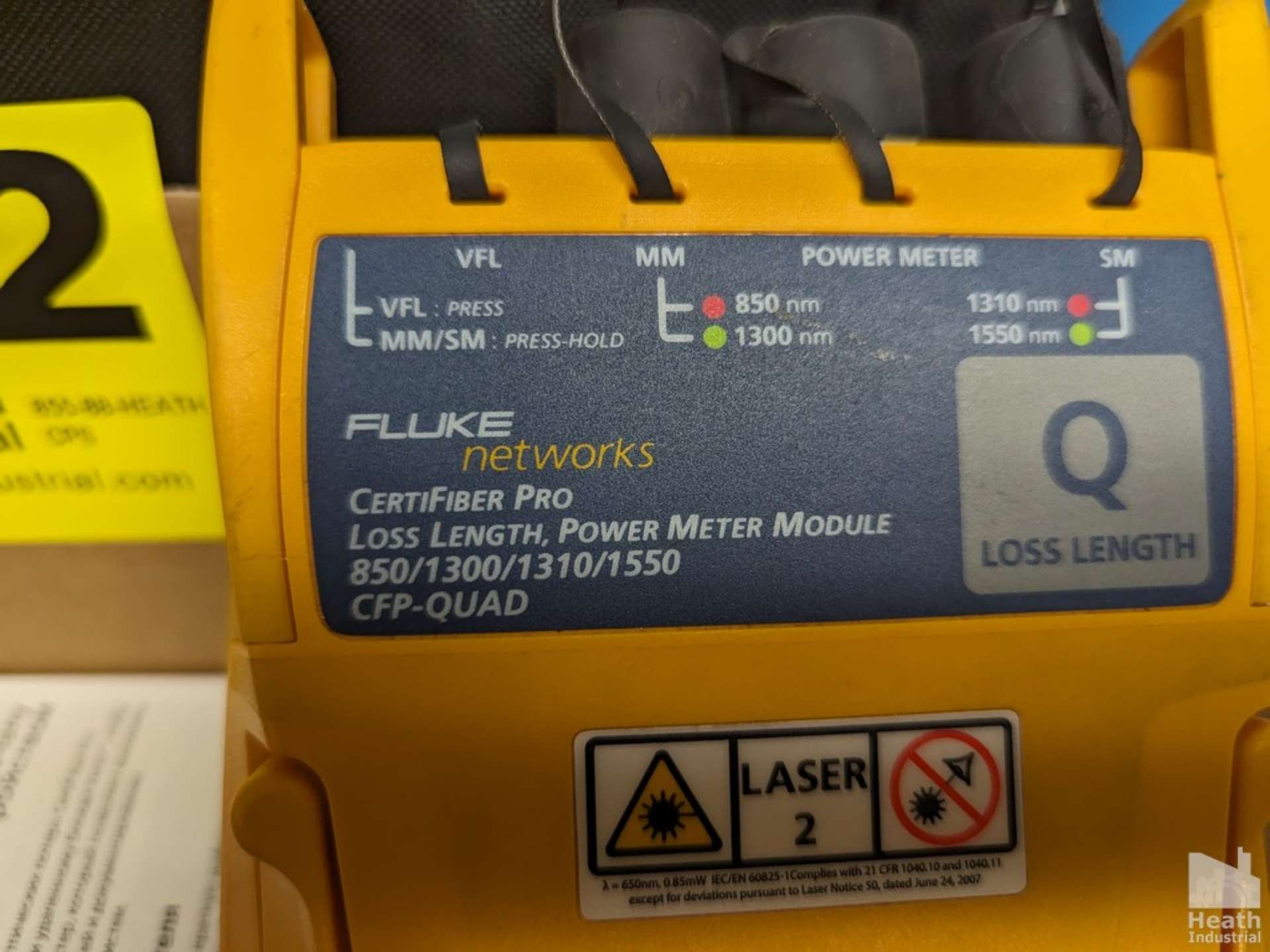 FLUKE MODEL CERTIFIBER PRO LOSS LENGTH POWER METER MODULE, CFP-QUAD