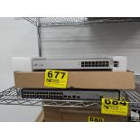 HPE OFFICE CONNECT 1910 24 PORT & UNIFI 16 PORT SWITCHES