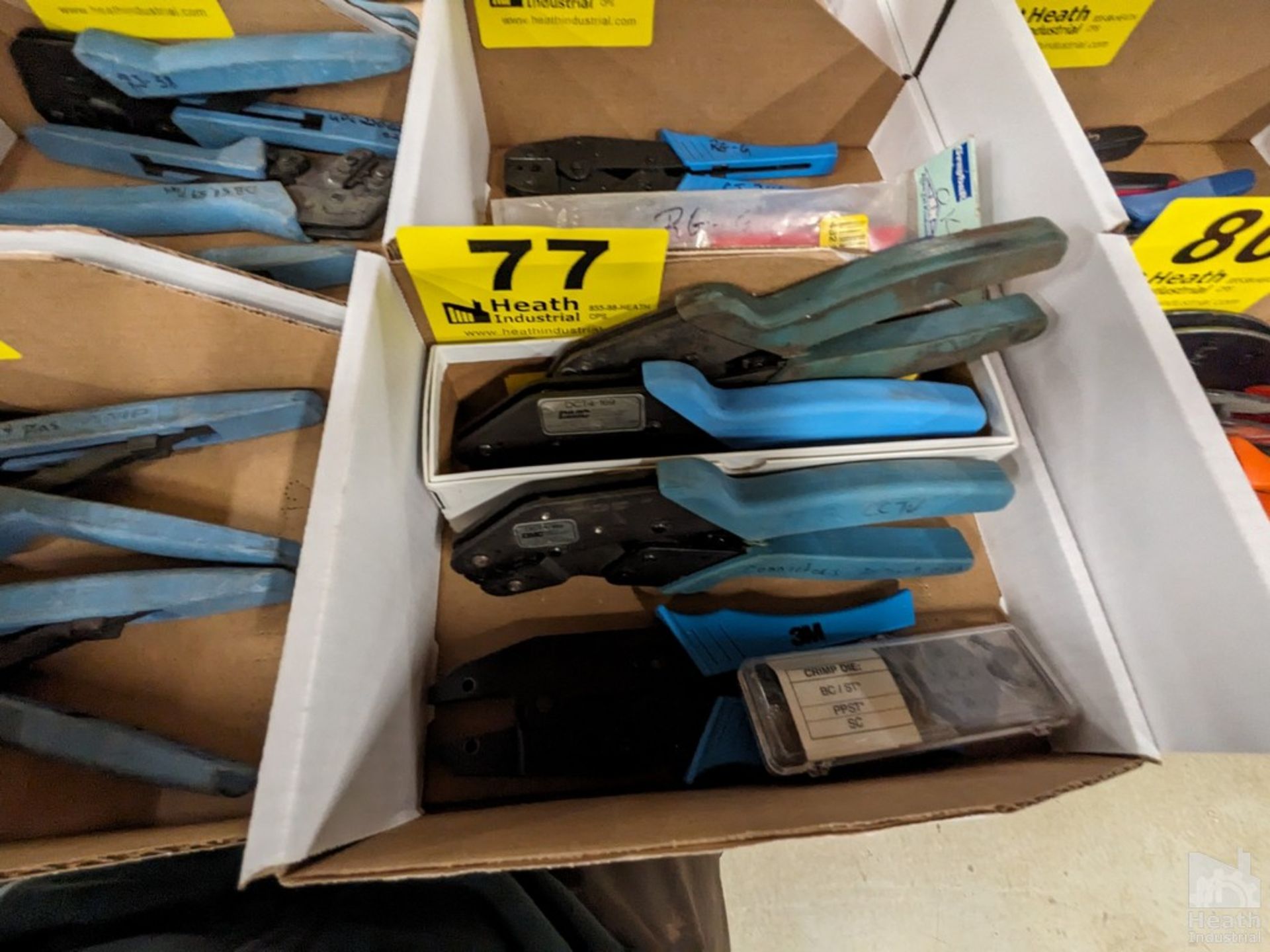 (2) DMC DCT4--169 & 3M CRIMPING TOOLS IN BOX