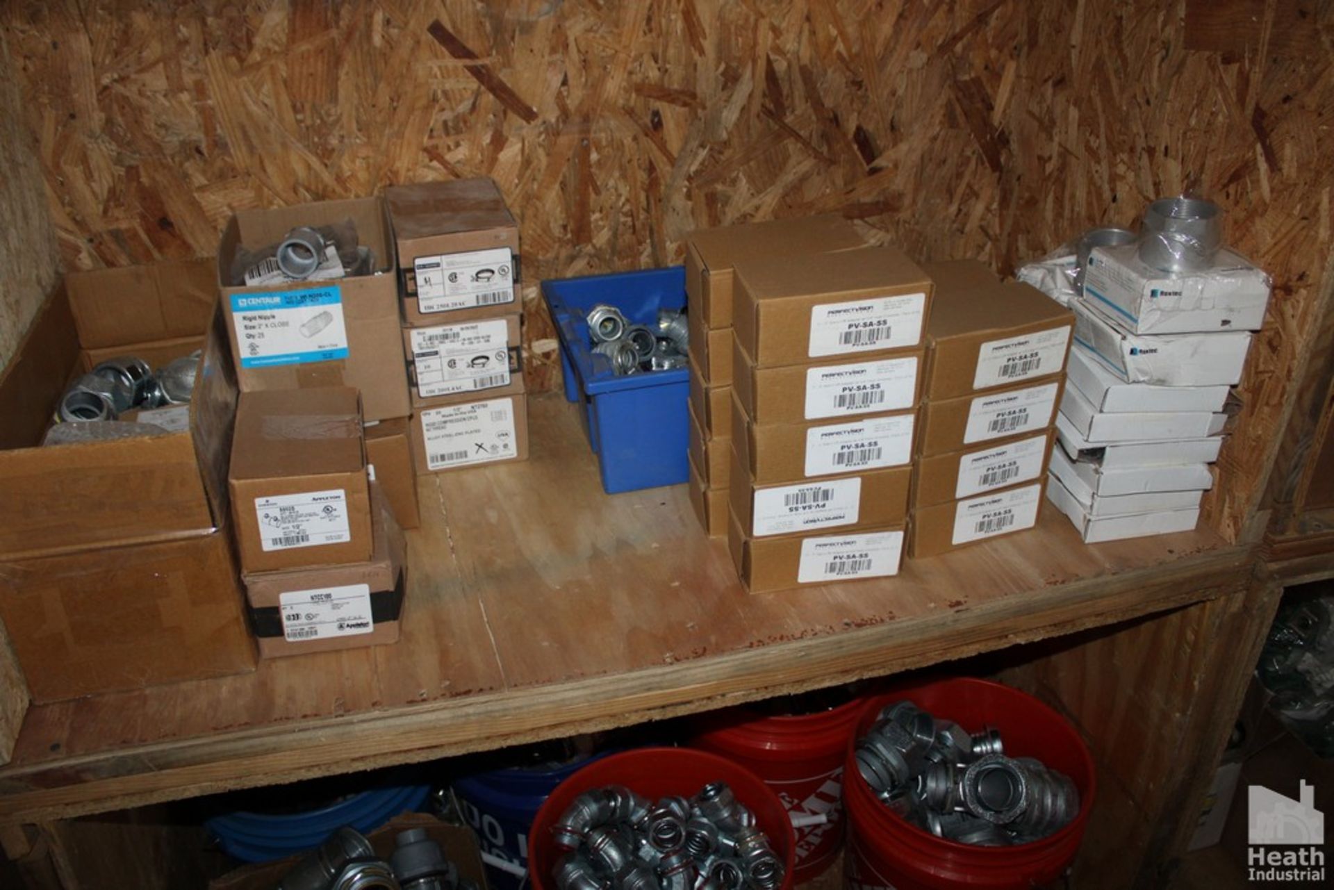 CONDUIT FITTINGS, ETC. IN (3) CRATES WITH CRATES - Image 2 of 3