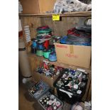 ASSORTED WIRE & LARGE QTY OF ELECTRICAL TAPE IN (2) CRATES WITH CRATES