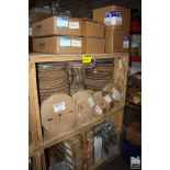 LARGE QTY OF SHIRNK WRAP, PVC & RIGID CONDIUT ELBOWS, ETC IN (3) CRATES WITH CRATES