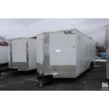 LGS 20’ ENCLOSED TRAILER, VIN: 53BLTEB25NR009636 (NEW 2021), WITH SIDE DOOR, DROP DOWN BACK DOOR/