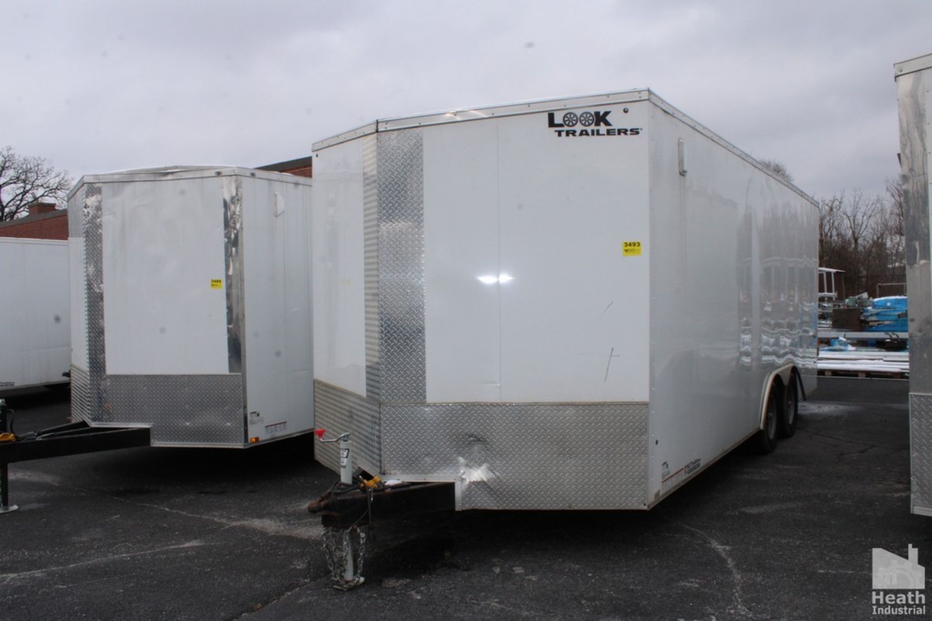 LGS 20’ ENCLOSED TRAILER, VIN: 53BLTEB25NR009636 (NEW 2021), WITH SIDE DOOR, DROP DOWN BACK DOOR/