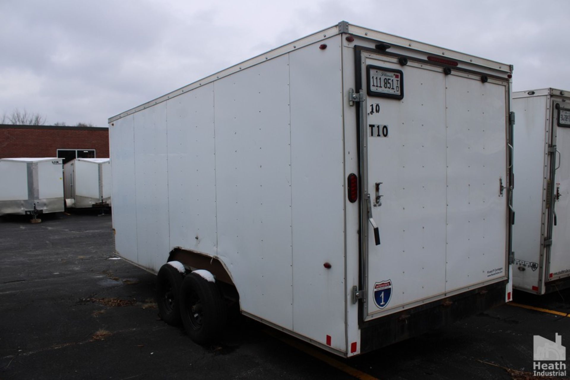 INTERSTATE 20’ ENCLOSED TRAILER, VIN: 1UK500H29L1100832 (NEW 2020)WITH SIDE DOOR, DROP DOWN BACK DO - Image 2 of 5