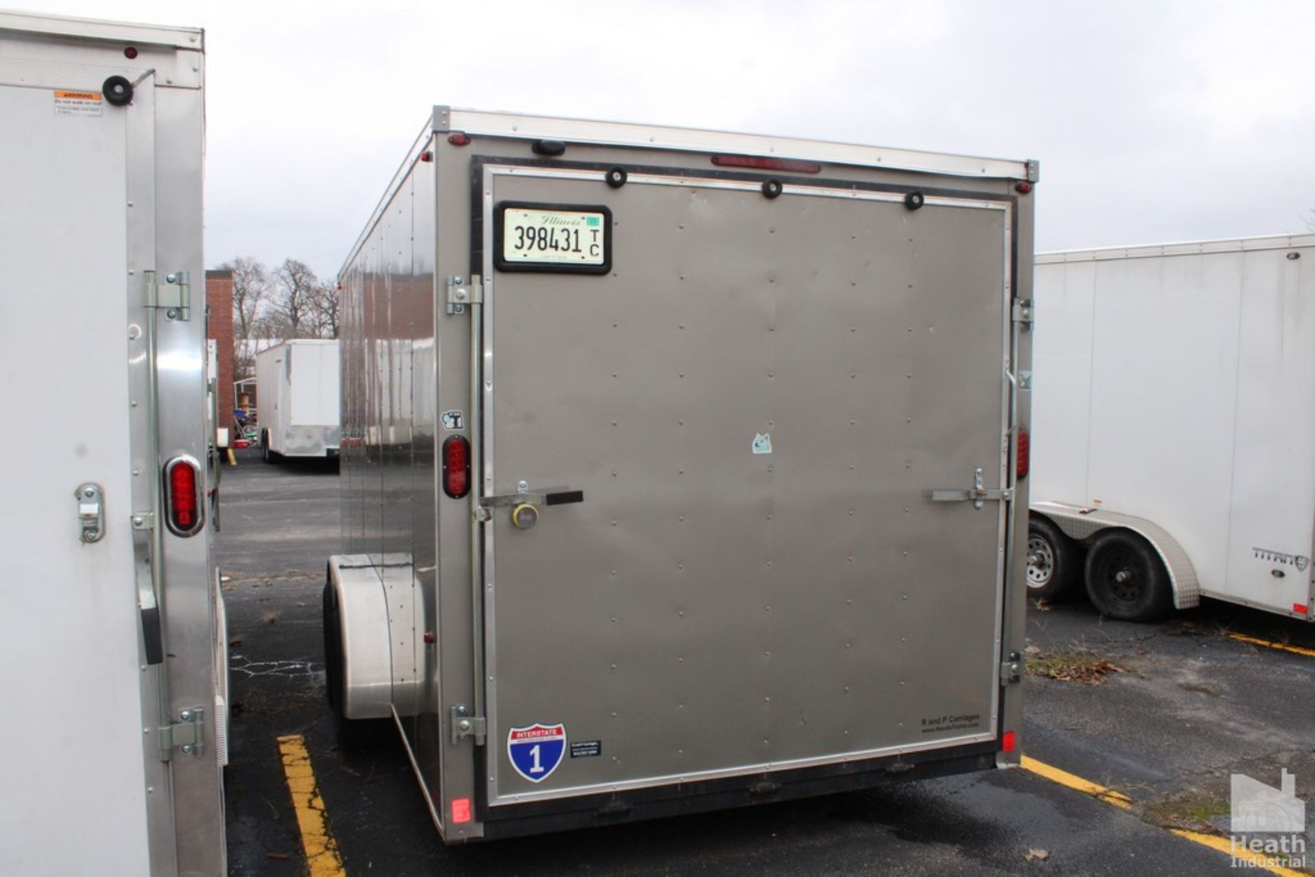 INTERSTATE MANUFACTURING 20’ ENCLOSED TRAILER, VIN: 1UK500H23N1105785 (NEW 2022), WITH SIDE DOOR, - Image 2 of 4