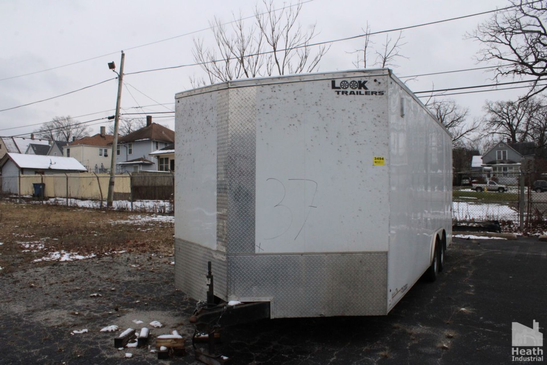 LGS 20’ ENCLOSED TRAILER, VIN: 53BLTEB27NR009508, (NEW 2021), WITH SIDE DOOR, DROP DOWN BACK DOOR/