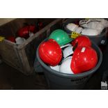 ASSORTED HARD HATS IN CAN