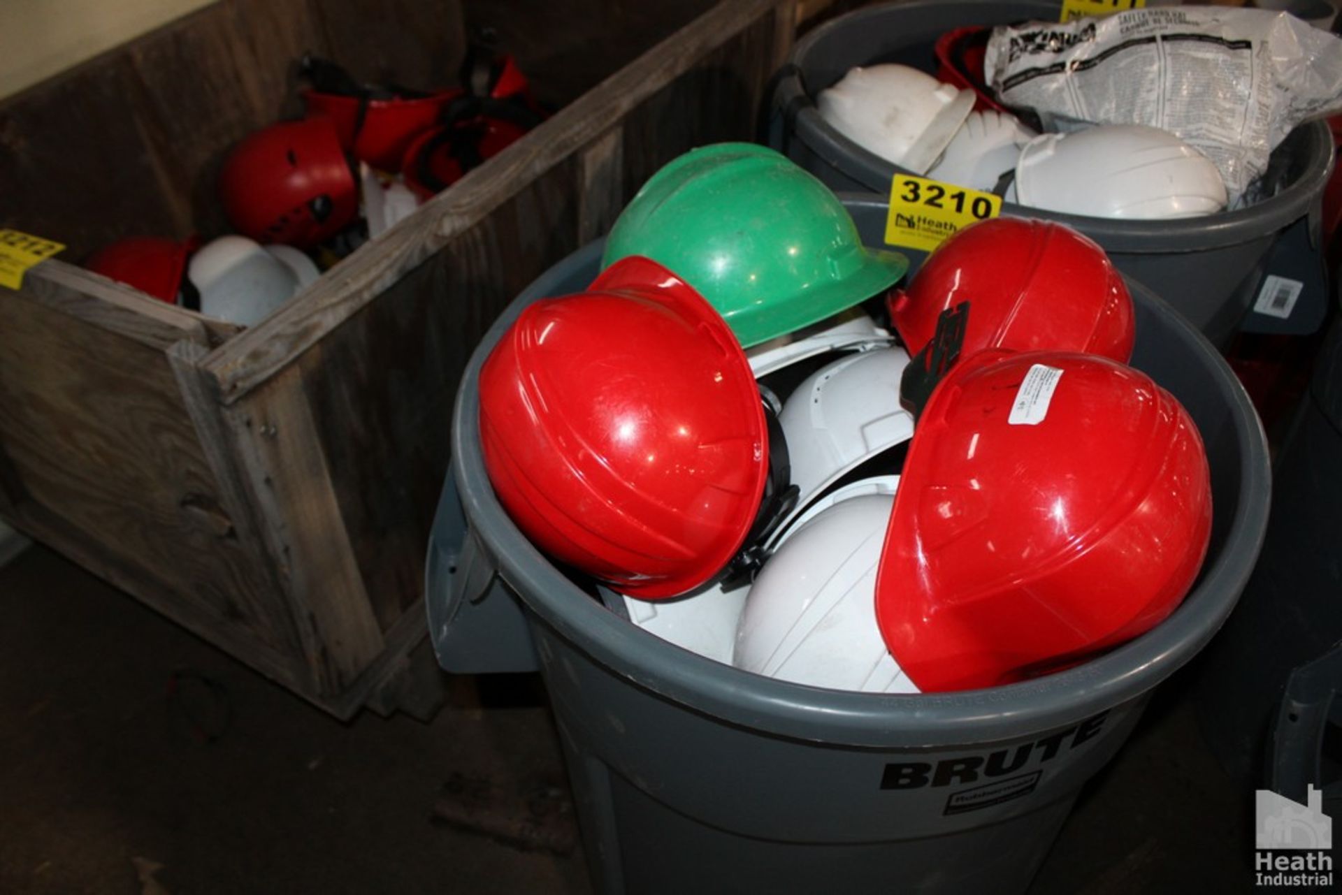 ASSORTED HARD HATS IN CAN