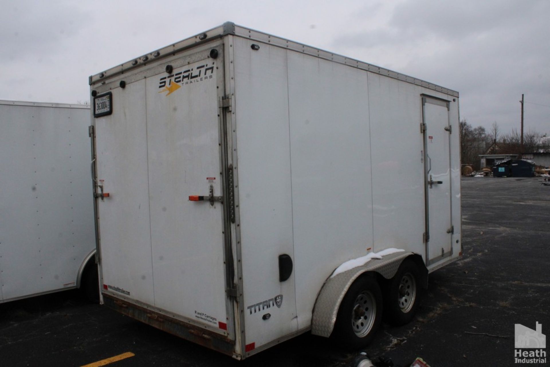 STEALTH 14’ ENCLOSED TRAILER, VIN: 52LBE1420LE078405 (NEW 2020), WITH SIDE DOOR, DROP DOWN BACK - Image 3 of 4