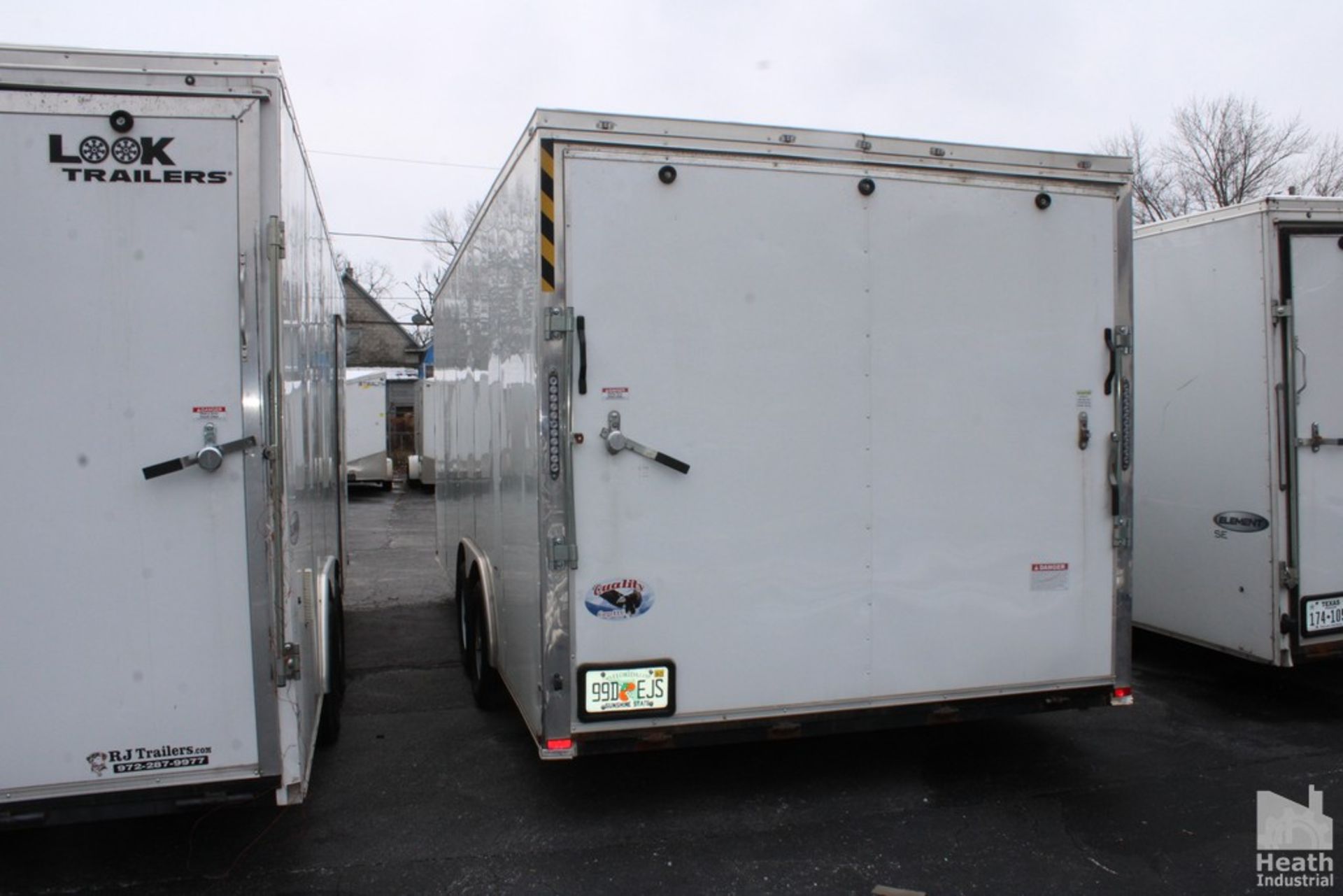 QUALITY CARGO 20’ ENCLOSED TRAILER VIN: 50ZBE2020NN036427, (NEW 2022), WITH SIDE DOOR, DROP DOWN - Image 2 of 4