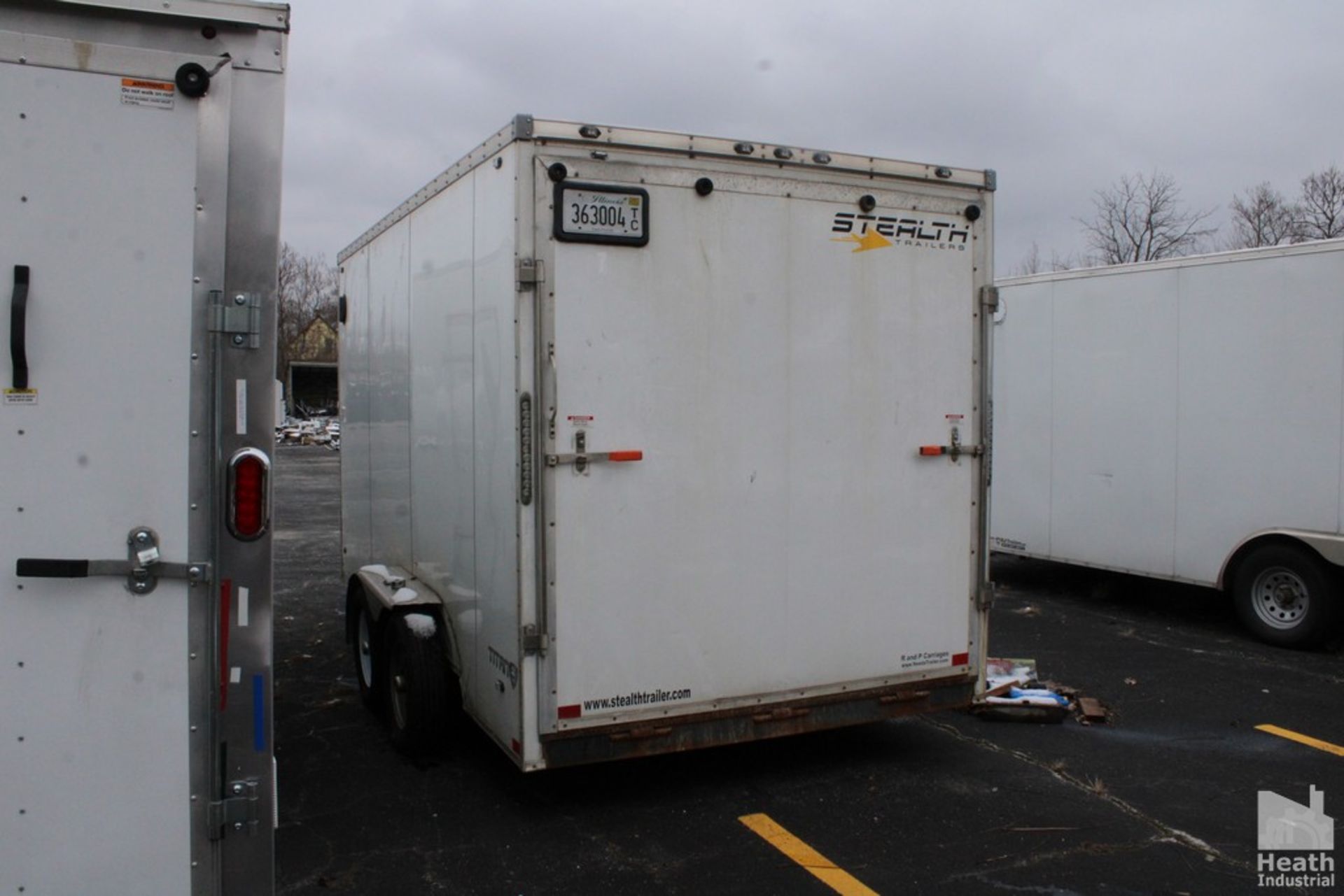 STEALTH 14’ ENCLOSED TRAILER, VIN: 52LBE1420LE078405 (NEW 2020), WITH SIDE DOOR, DROP DOWN BACK - Image 2 of 4
