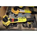 HAUL MASTER 1-1/2 TON LEVER CHAIN HOIST