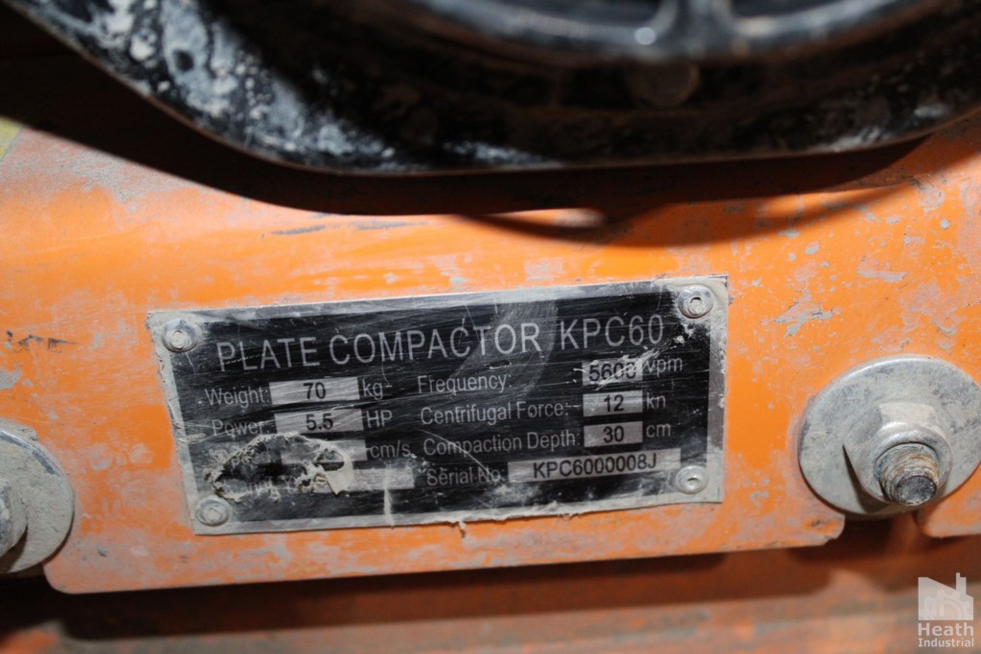 KUSHLAN MODEL KPC60 GAS POWERED PLATE COMACTOR, LONCIN 196CC ENGINE (5.5 HP) - Image 2 of 3