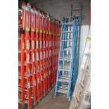 WERNER 16' FIBERGLASS EXTENSION LADDER