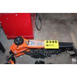 AMARITE 1-1/2 TON HAND LEVER HOIST, 3 METER LIFT