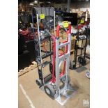 MILWAUKEE CONVERTIBLE TWO WHEEL HAND TRUCK WITH SOLID TIRES