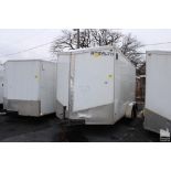 STEALTH 14’ ENCLOSED TRAILER, VIN: 52LBE1423LE077653 (NEW 2020), WITH SIDE DOOR, DROP DOWN BACK