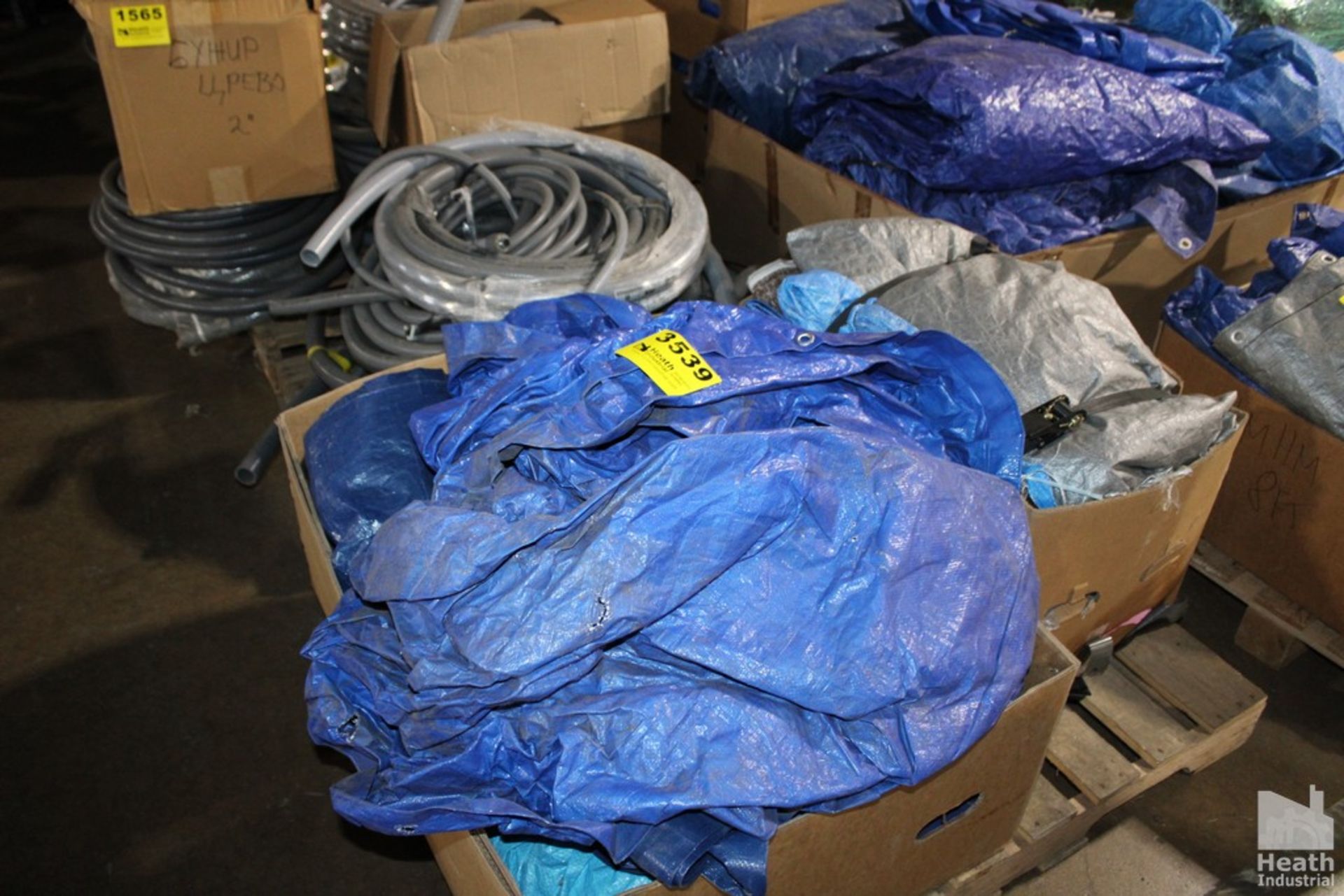 LARGE QTY OF TARPS IN (2) BOXES