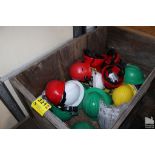 ASSORTED HARD HATS IN CRATE