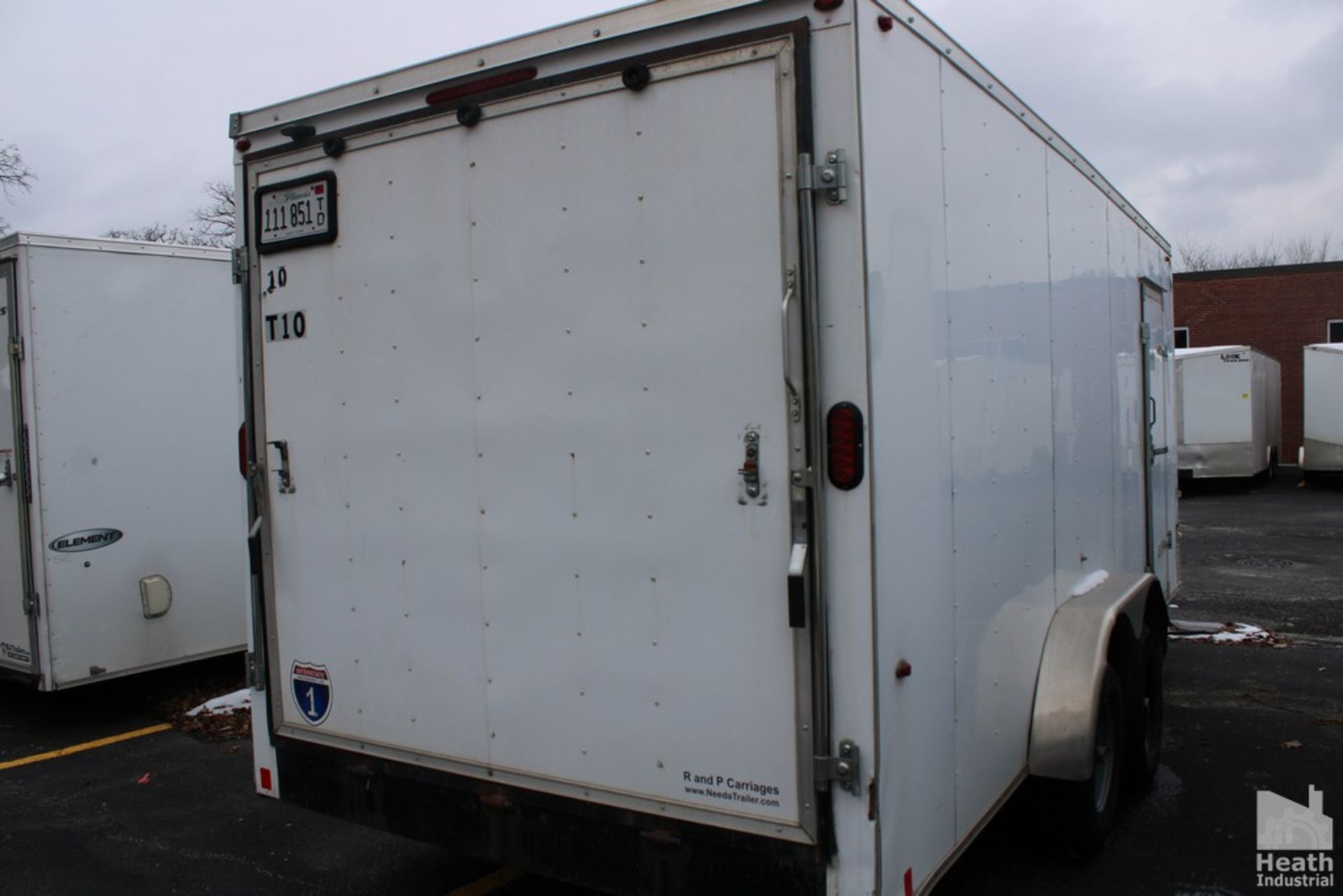 INTERSTATE 20’ ENCLOSED TRAILER, VIN: 1UK500H29L1100832 (NEW 2020)WITH SIDE DOOR, DROP DOWN BACK DO - Image 3 of 5