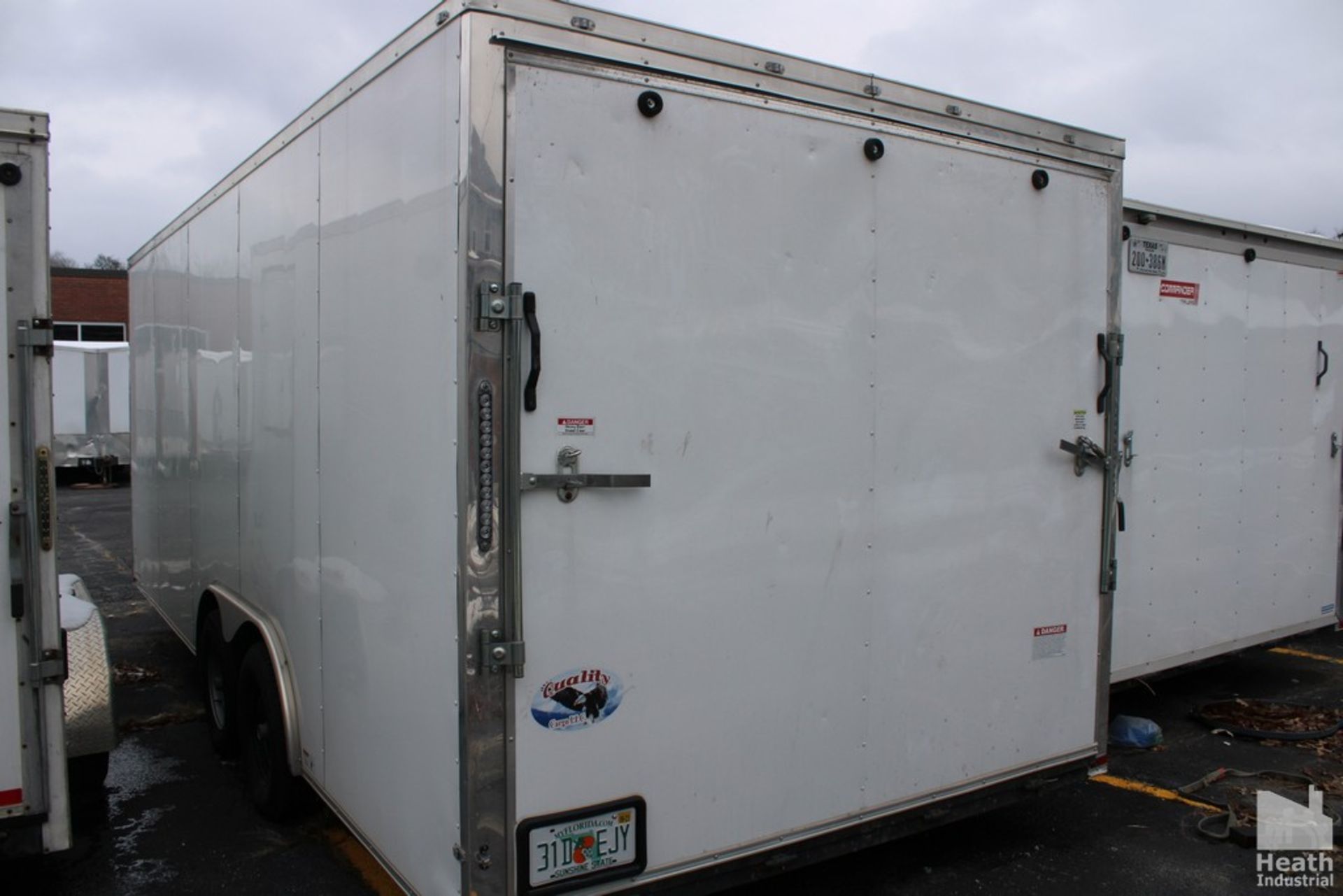 QUALITY CARGO 20’ ENCLOSED TRAILER VIN: 50ZBE2021NN038445 (NEW 2022), WITH SIDE DOOR, DROP DOWN BACK - Image 2 of 4