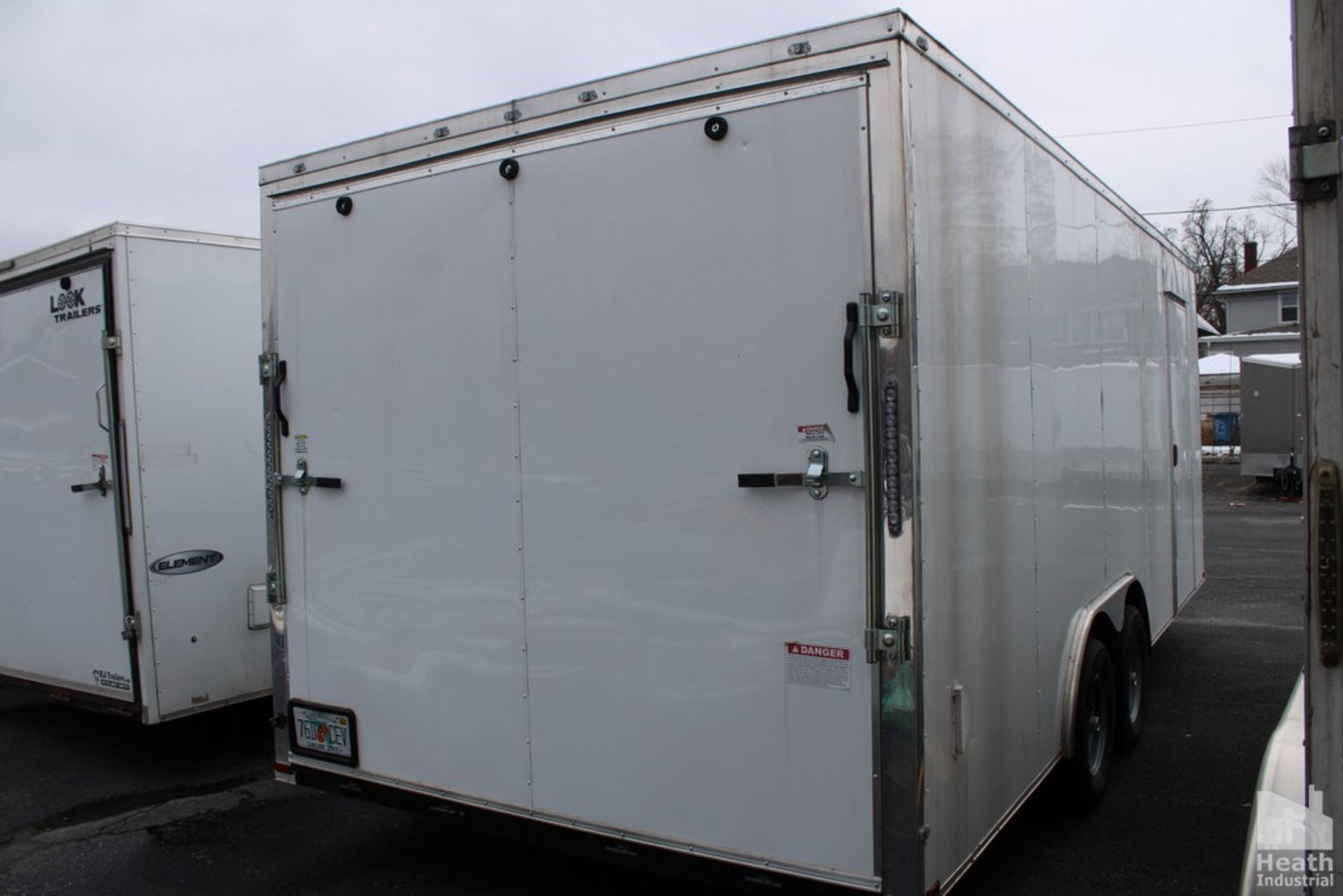 QUALITY CARGO 20’ ENCLOSED TRAILER VIN: 50ZBE2025NN035886, (NEW 2022), WITH SIDE DOOR, DROP DOWN - Image 3 of 4