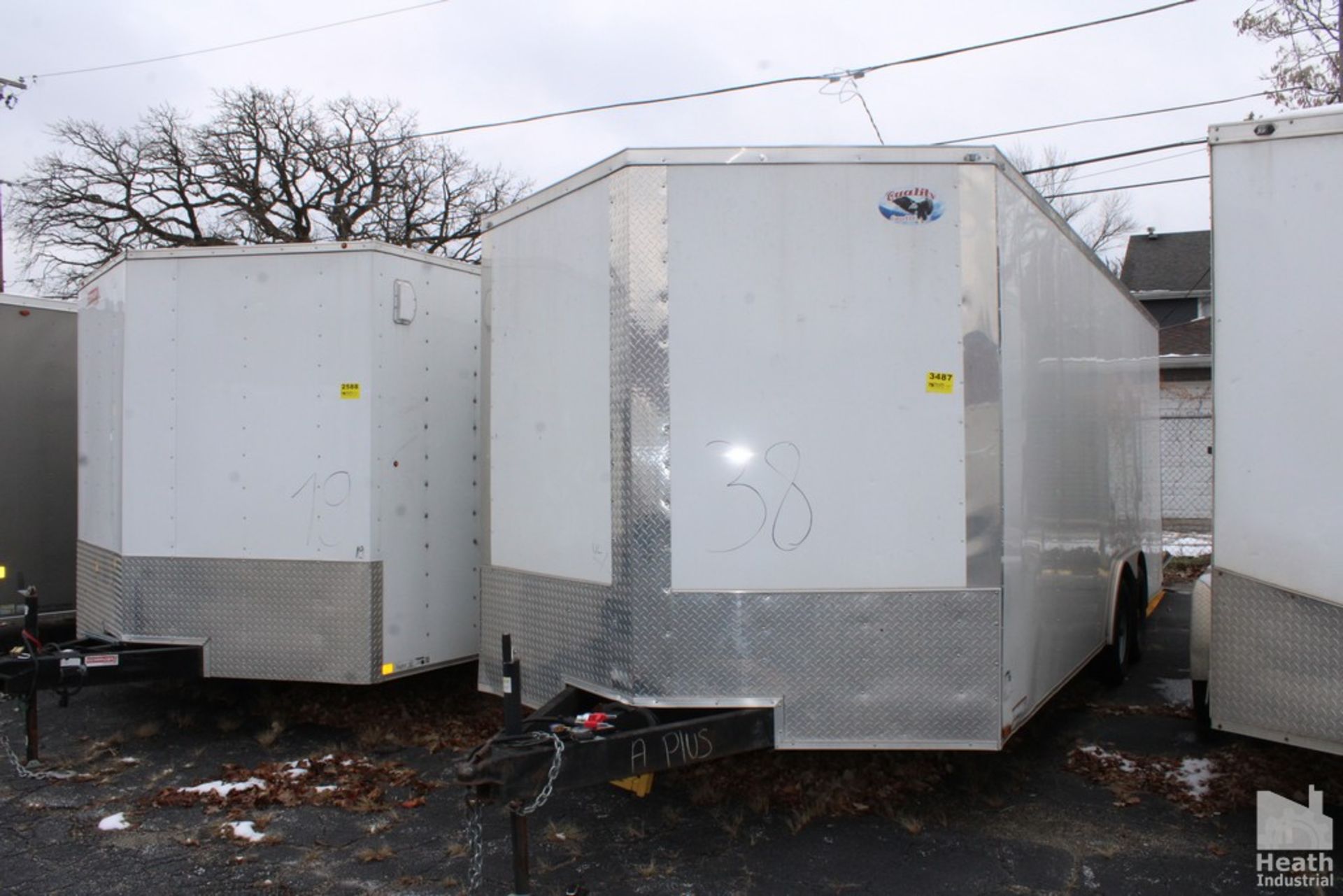 QUALITY CARGO 20’ ENCLOSED TRAILER VIN: 50ZBE2021NN038445 (NEW 2022), WITH SIDE DOOR, DROP DOWN BACK