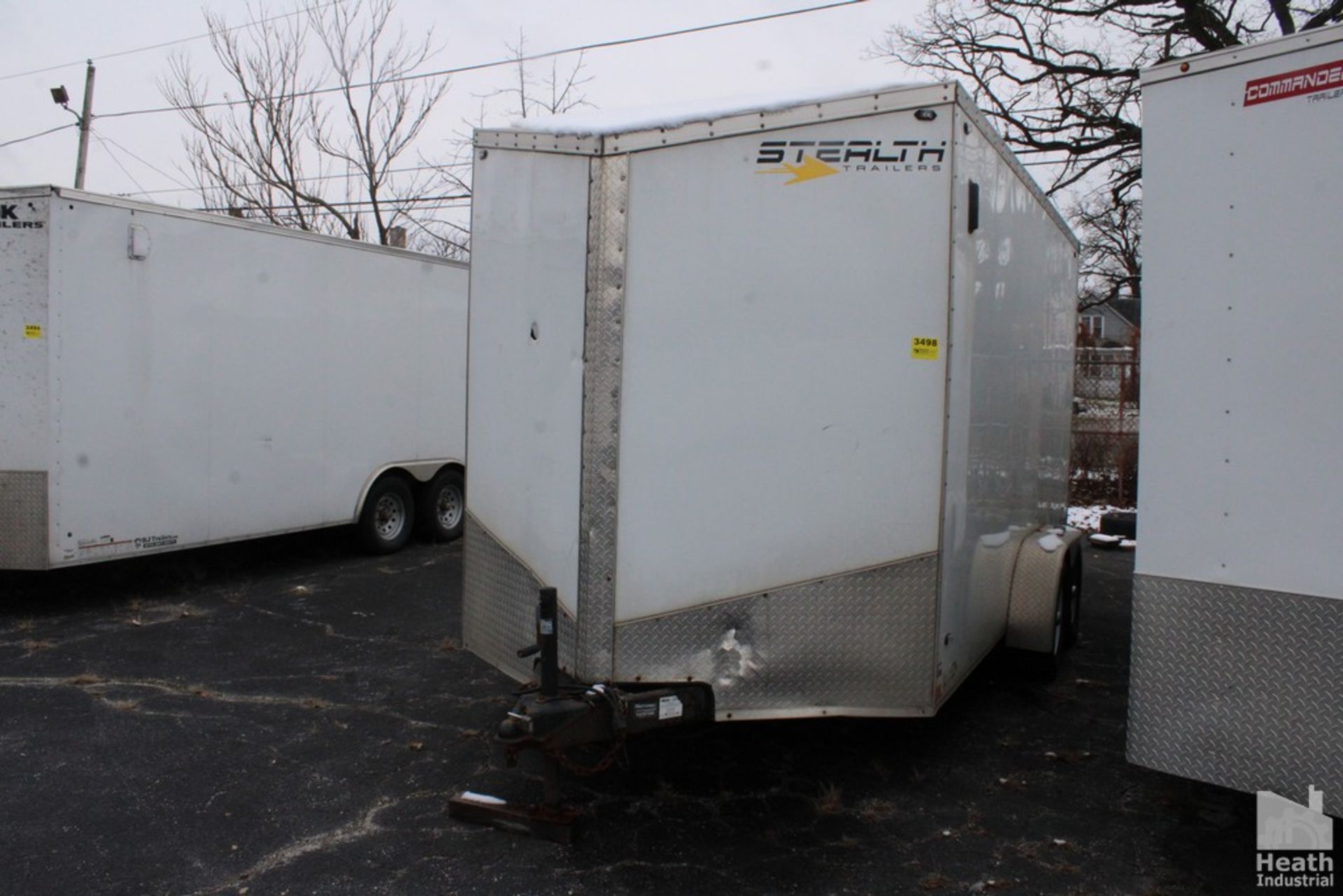 STEALTH 14’ ENCLOSED TRAILER, VIN: 52LBE1420LE078405 (NEW 2020), WITH SIDE DOOR, DROP DOWN BACK