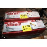 HAUL MASTER MODEL 661065 1-1/2 TON LEVER CHAIN HOIST