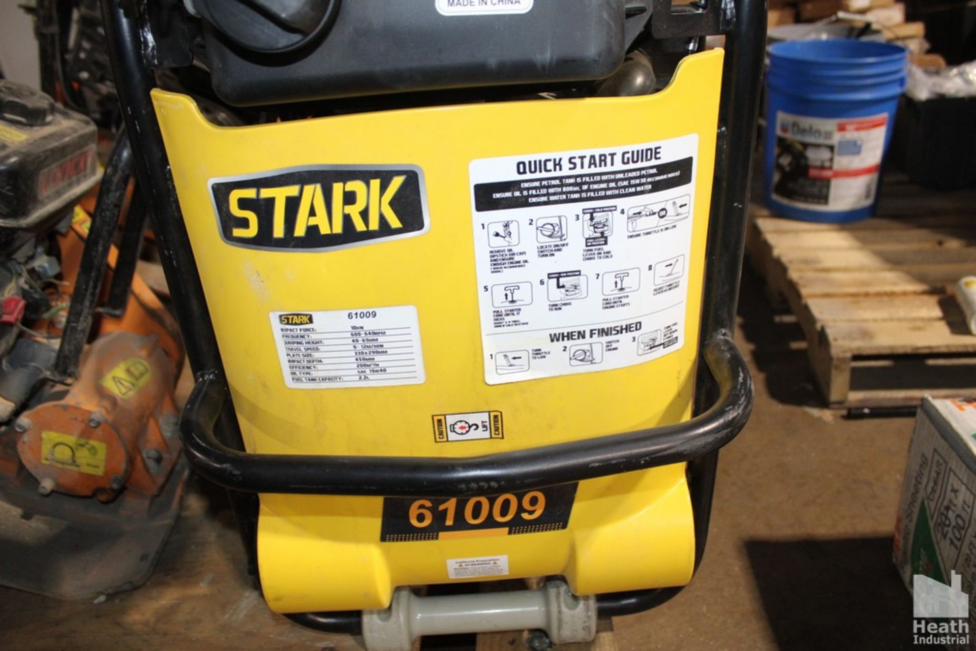 STARK MODEL 61009 JUMPING JACK COMPACTOR WITH STARK 6.5 HP MOTOR - Image 2 of 3