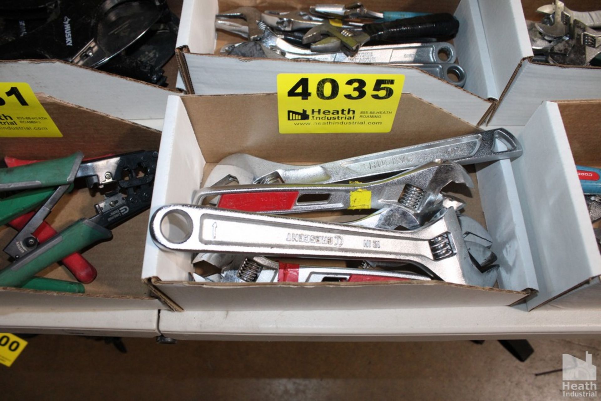 ASSORTED CRESCENT WRENCHES IN BOX