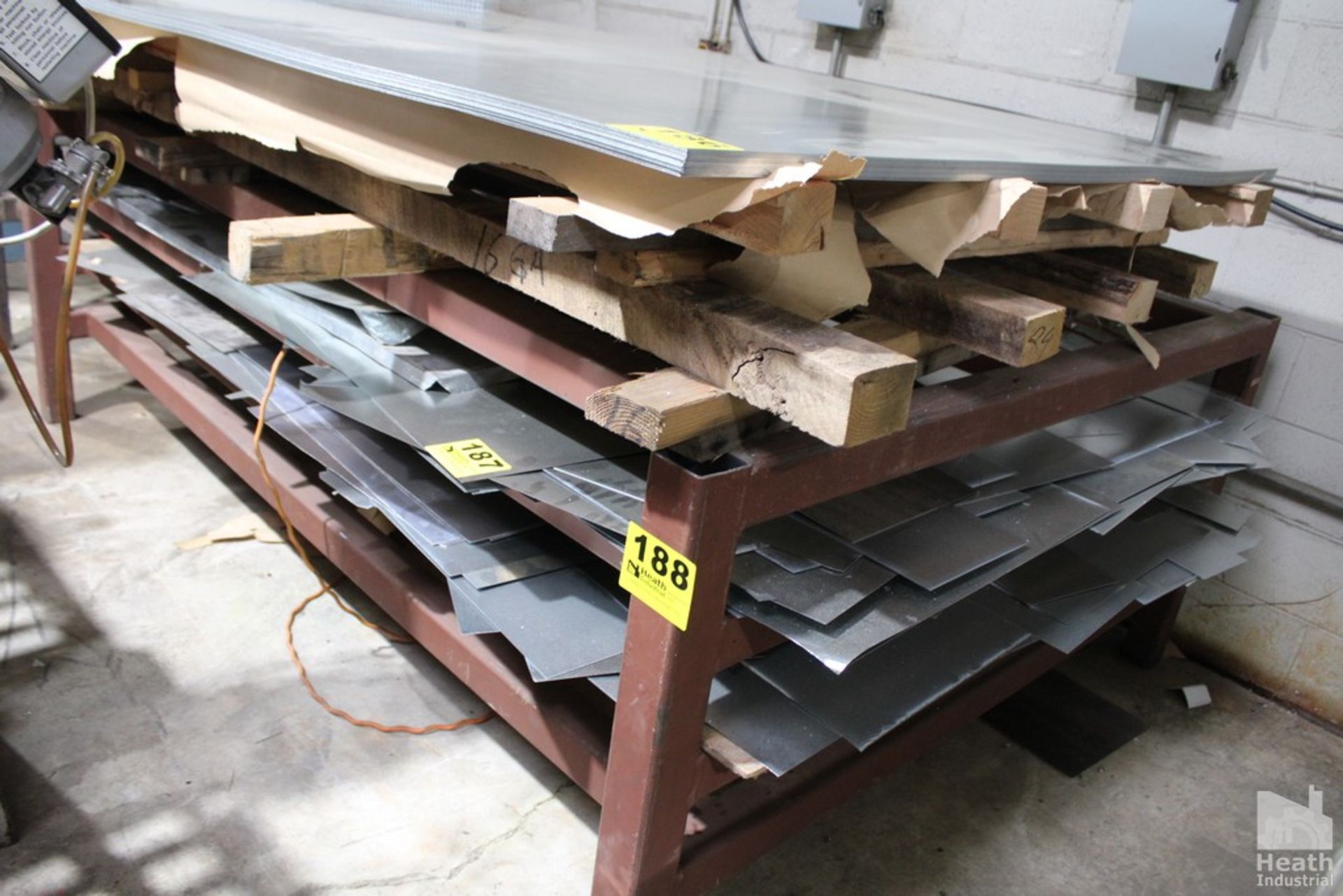 LARGE QTY OF SHEET METAL CUT-OFFS