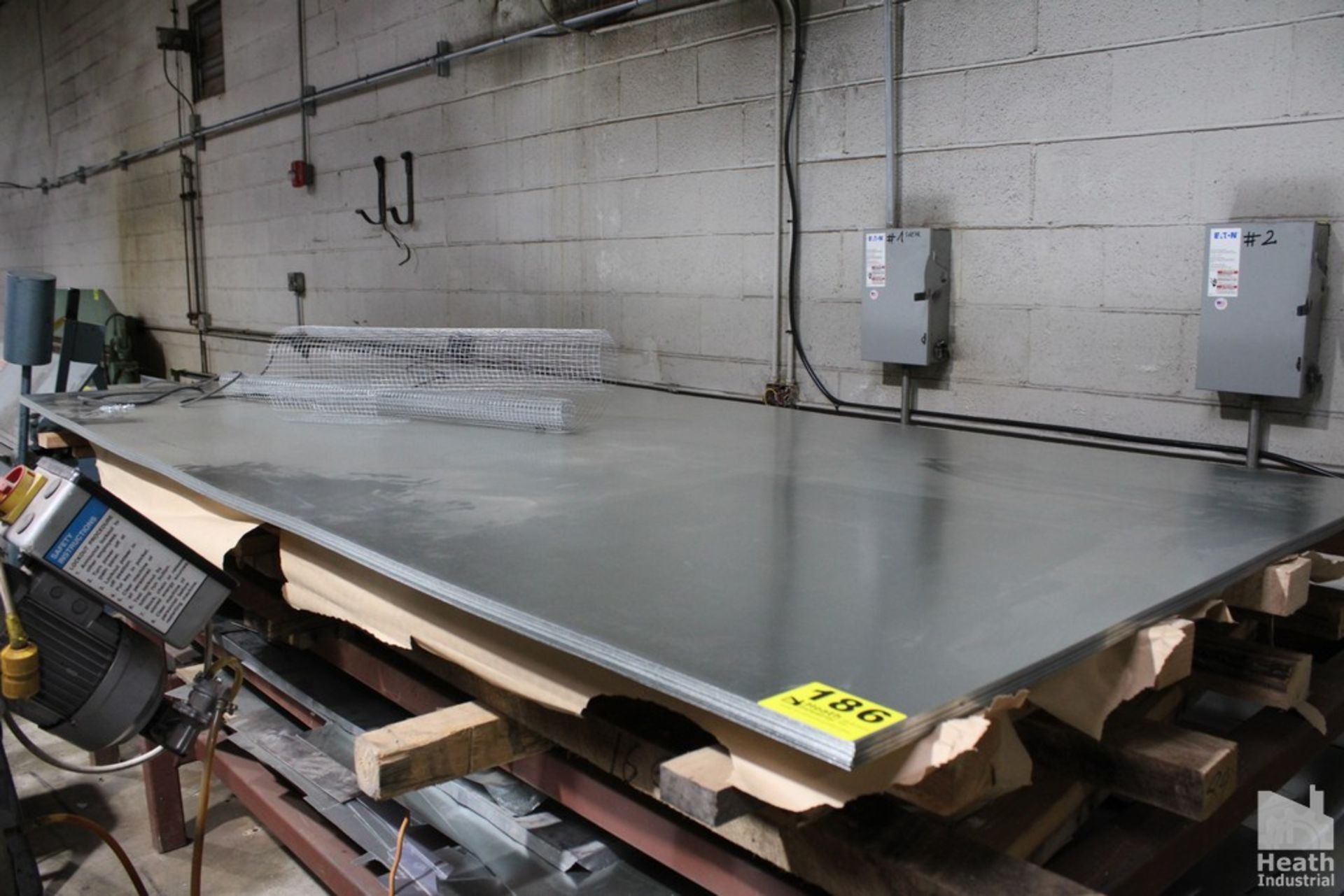 (32) SHEETS 5' X 10' X 24 GA. (estimated) GALVANIZED