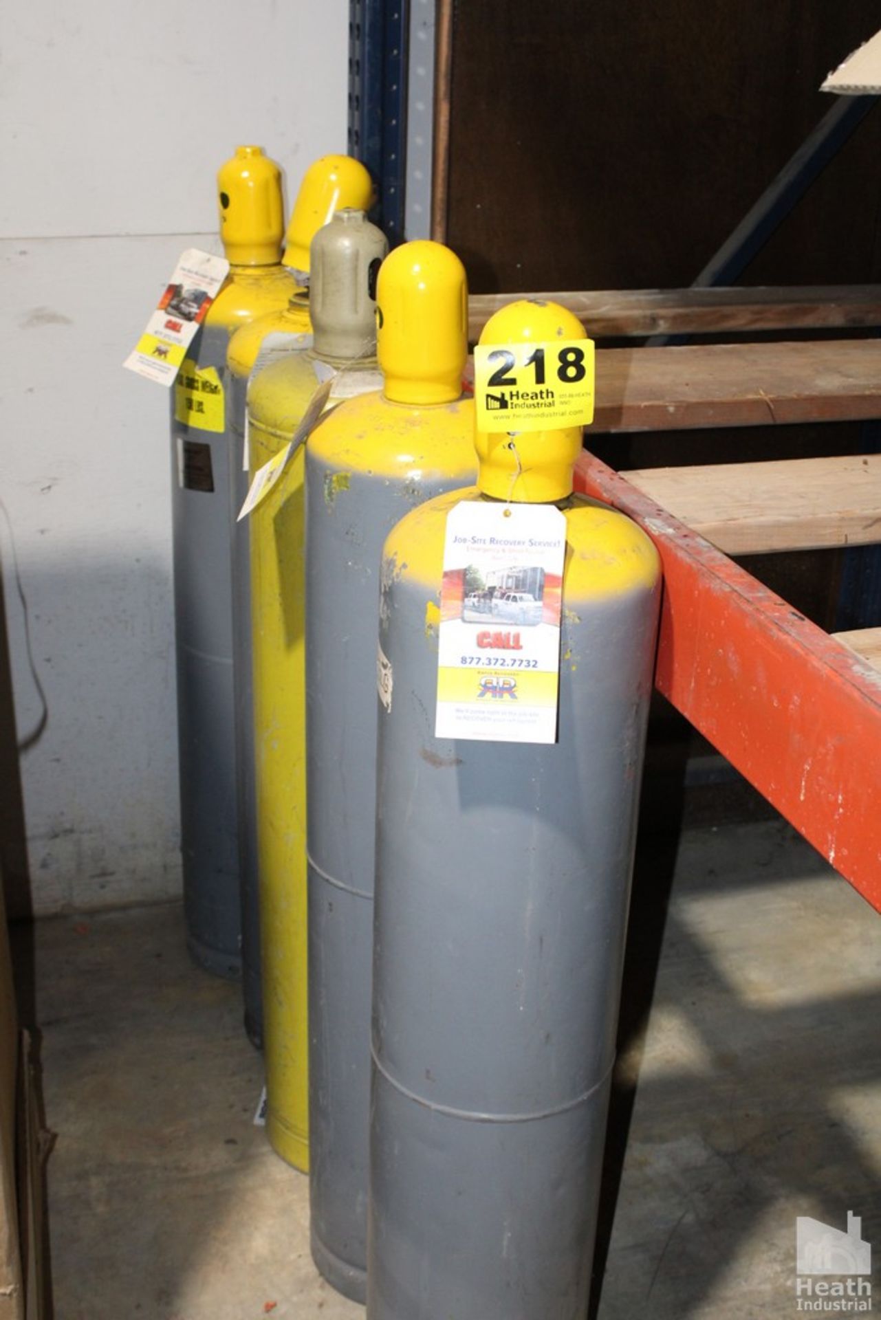 (5) COMPRESSED GAS CYLINDERS