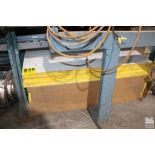 LARGE QTY OF INSUALTION PANELS ROLLED UNDER TABLE