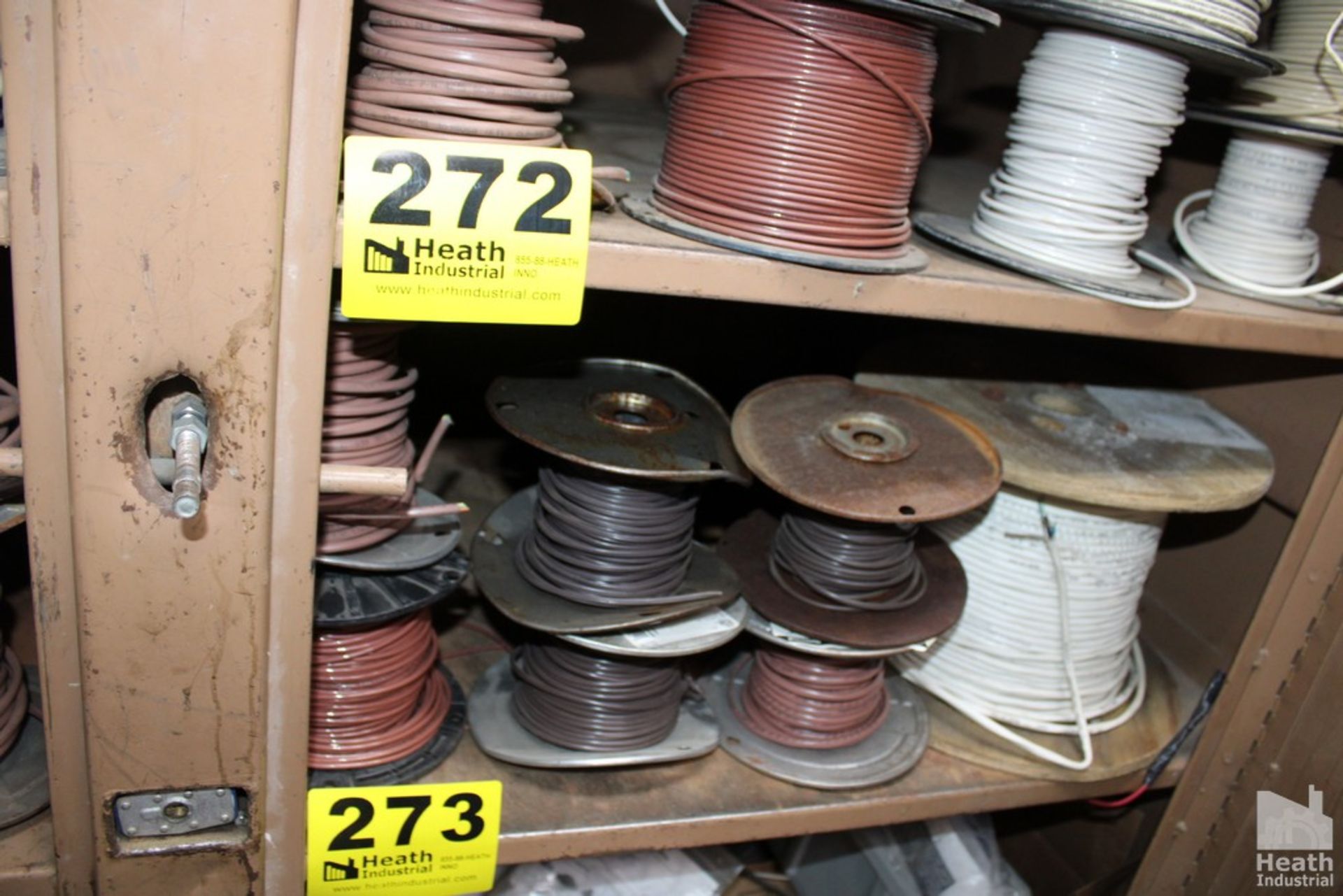 (15) SPOOLS ELECTRICAL WIRE ON SHELF - Image 3 of 3