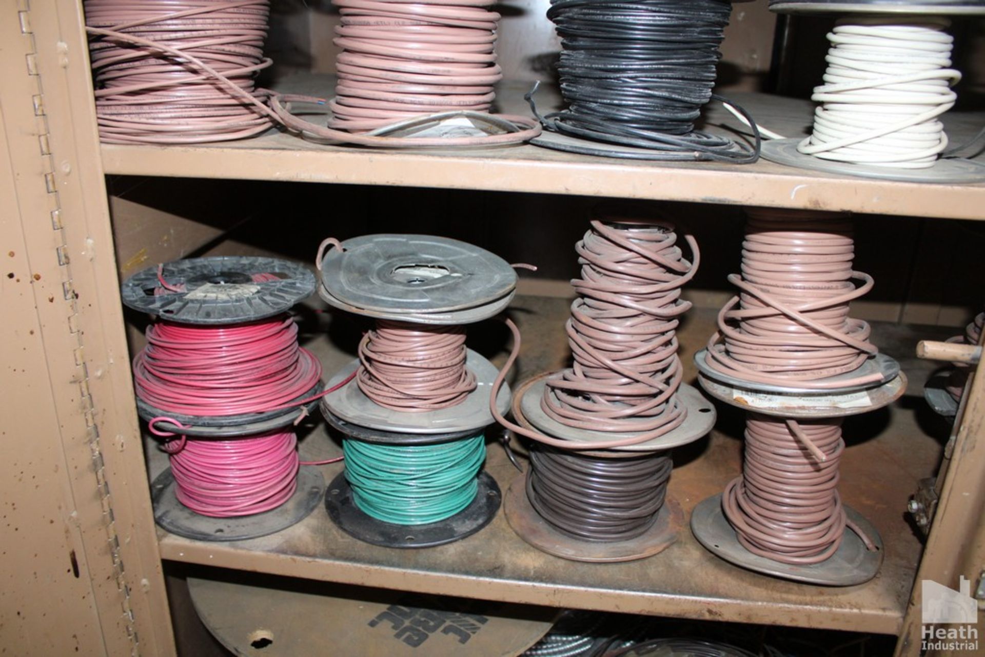 (15) SPOOLS ELECTRICAL WIRE ON SHELF - Image 2 of 3