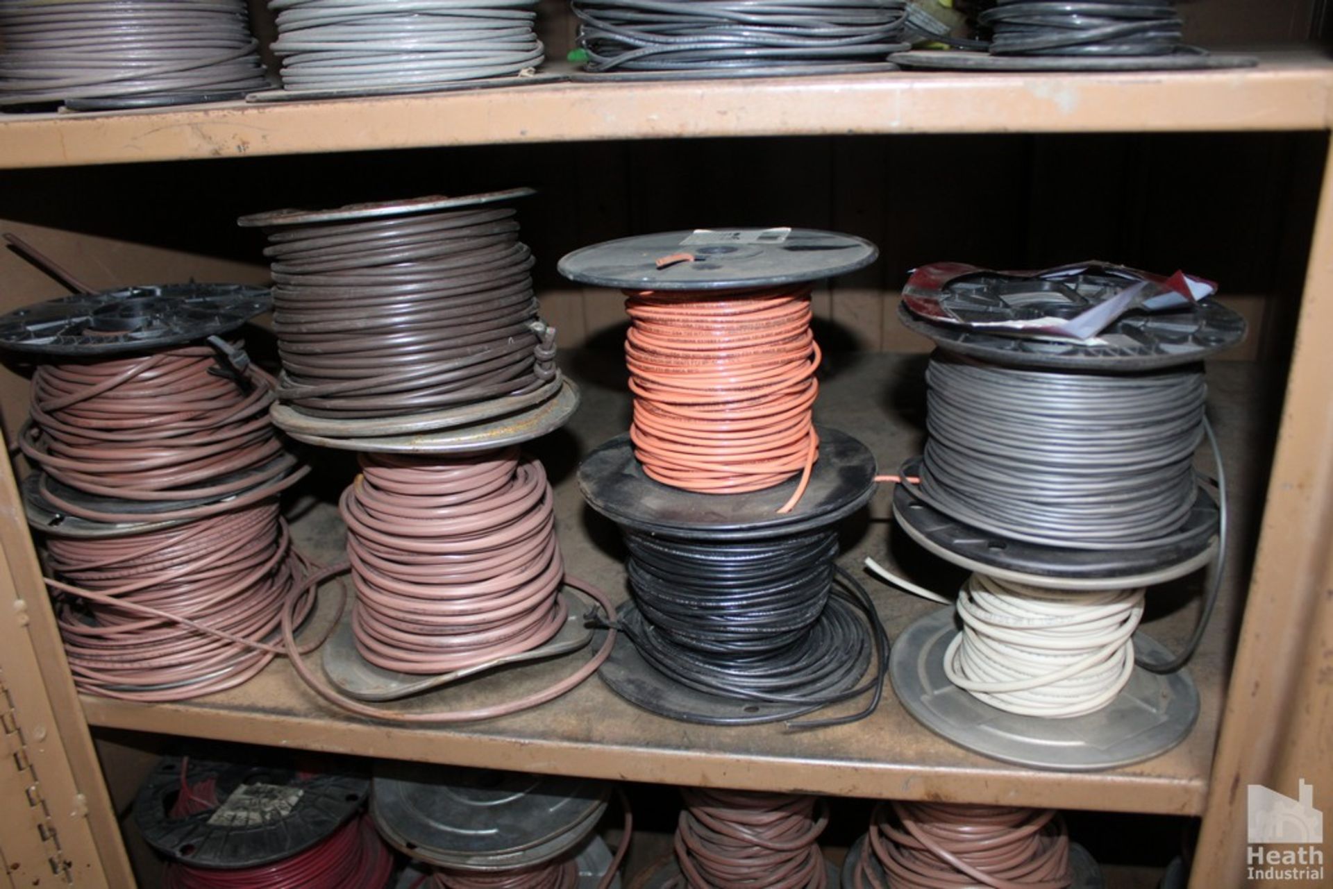 (16) SPOOLS ELECTRICAL WIRE ON SHELF - Image 2 of 3
